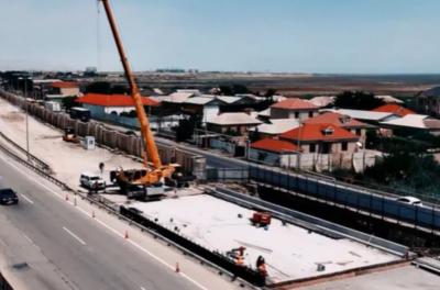 Qaradağda 3 fərqli yol sahəsində yeni avtomobil körpüləri tikilir