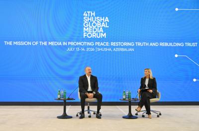 Prezident İlham Əliyev IV Şuşa Qlobal Media Forumunun açılışında iştirak edib -  YENİLƏNİB