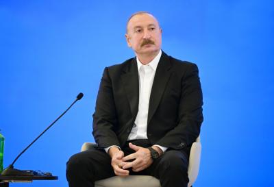 Prezident: "Bu gün daha çox sayda Çin şirkəti Azərbaycanda fəaliyyət göstərir"