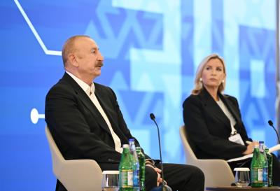 İlham Əliyev: "Bizim üçün yeganə risk Azərbaycanı müəyyən avantüralara cəlb etmək cəhdləridir"