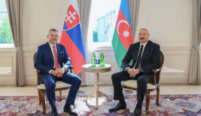 Şuşada Azərbaycan və Slovakiya prezidentlərinin təkbətək görüşü olub