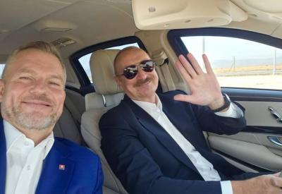 İlham Əliyev Slovakiya prezidentini qeyri-adi qonaqpərvərlik jesti ilə təəccübləndirib