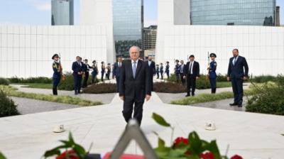 Fələstin Dövlətinin Baş naziri Bakıda Zəfər parkını ziyarət edib