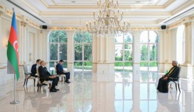Prezident İlham Əliyev Omanın yeni səfirinin etimadnaməsini qəbul edib