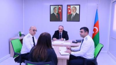 Baş prokuror Kəlbəcərdə vətəndaşları qəbul edib