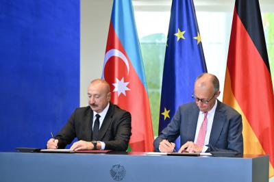 Azərbaycanla Almaniya arasında Birgə Bəyannamə imzalanıb