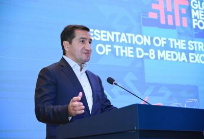 Hikmət Hacıyev: "Əminik ki, mediamız milli maraqlarımızın müdafiəsində səylərini əsirgəməyəcək"
