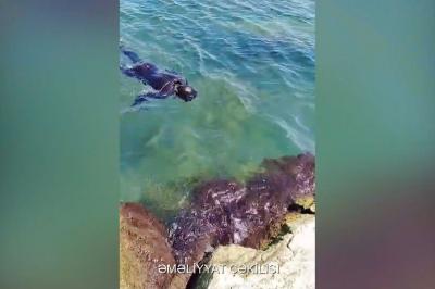 Mərdəkanda dənizdə batan 22 yaşlı oğlanın axtarışları davam etdirilir