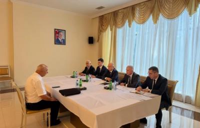 Pərviz Şahbazov Goranboyda vətəndaşları qəbul edib