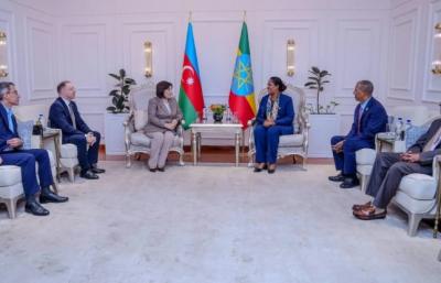 Sahibə Qafarova Efiopiyada səfərdədir
